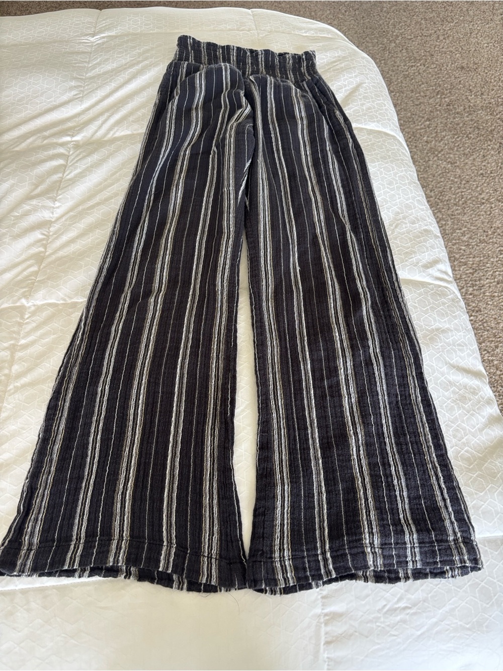 Billabong Wide leg New Waves 2 Pants - Black & White